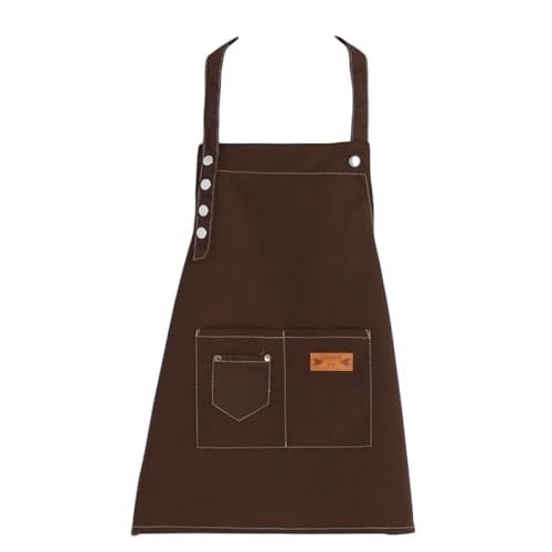 Oyccen Grembiuli di Pittura per Bambini Grembiule Artista Regolabile Grembiuli da Cucina con Tasche Grembiule Bambini per Scuola Pittura, Cucinare, Giardinaggio