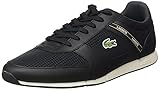 Material de la suela: goma Lacoste MENERVA Sport 0121 1 CMA, Zapatillas Hombre, Blk/Wht, 41 EU