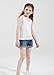 Phedrew 6 Pcs Kids Soft Undershirt Tank Tops Cotton Undershirt Sleeveless Shirts for Girls Boys Unisex White