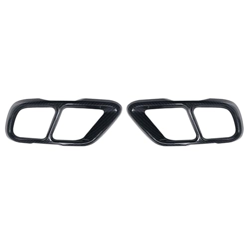 Tuyaux de queue de voiture en fibre carbone véritable et acier inox pour BMW X5 G05 X7