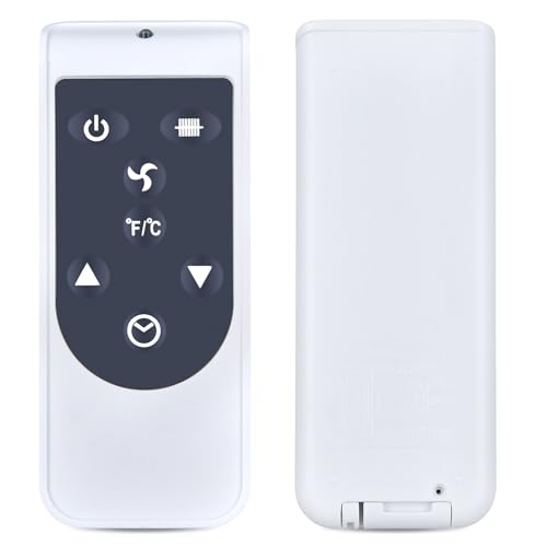 TCNOUMT Nuevo control remoto de reemplazo para Lehmann Convector Calefacción Radiador LHOHC-2013C/ Tristar KA-5819 CH2000DW/Sichler/OM Market/MalTec CH3500D/DMS ‎EHK-2300 Calentador eléctrico Control