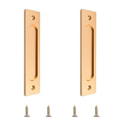 MOROBOR Rectangular Recessed Sliding Door Pulls