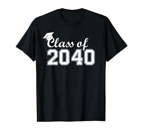 Class of 2040 Grow With Me First Day of School T-Shirt