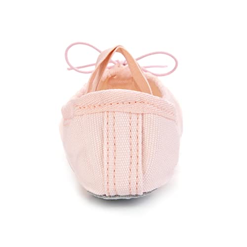 RoseMoli Canvas Ballet Slippers Ballet Shoes for Girls and Boys (Toddler/Little Kid/Big Kid),Split Sole Yoga Practice Dance Shoes4
