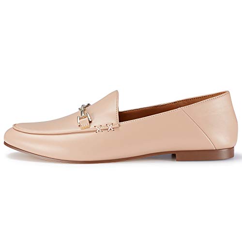 Image of JENN ARDOR Loafers for Women Flats Shoes Womens Penny Loafers Slip On Pointed Toe Comfortable Office Work Driving Flats Fashion Dress Shoes for Women