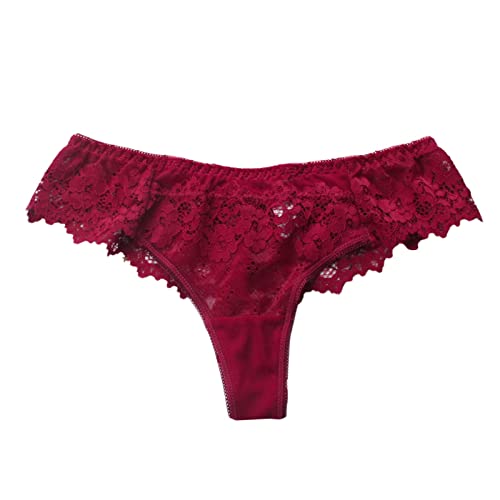 Dentelle string grande taille femme élégant avec motif creux