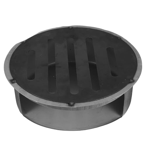 Happyyami Fire Pit Ash Tray and Wood Stove Pan for Ash Collection Thickened 26cm Diameter Steel Mesh Outdoor Fireplace Grate Tray Accessory for Safe Burning