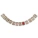 Elfun(TM) Vintage WELCOME HOME Banner for Home Decoration Family Party Supplies Photo Booth Props