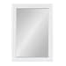 Kate and Laurel Whitley Framed Wall Mirror, 29.5x41.5, White