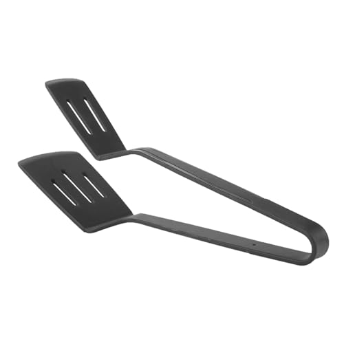 Espátula para tortilla de huevo, 11.22 x 2.76 pulgadas, diseño ergonómico, pinzas de agarre frito para tortilla de pescado tostadas francesas