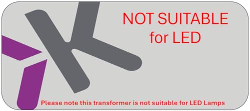 Knightsbridge 12V 20-60W Transformer, 60 W, Halogen Dimmable