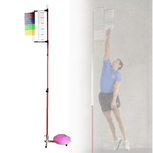 Outil de mesure de saut avec base stable au sol pour entraînement de basket