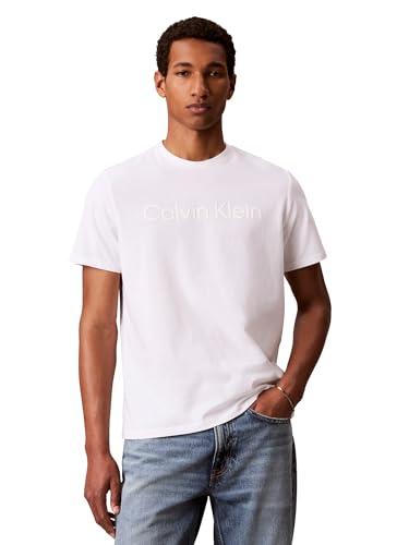 Image of Calvin Klein Men's Relaxed Fit CK Logo Crewneck T-Shirt