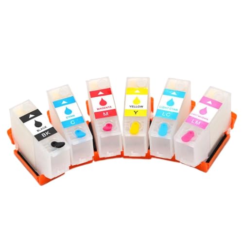 Cartouche d'encre rechargeable 6 couleurs EP-887AW pour résoudre les pannes d'impression