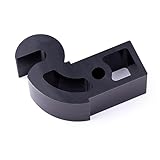 Center Connector Bracket Mount Replacement Compatible with Bennington Pontoon Style Bimini Top Aluminum Alloy Stable Structure Canopy Brackets 012357 Parts Boat Deck Hardware Accessories Black