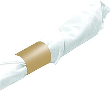 Gold self adhesive napkin bands Clearance