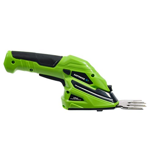 image for Earthwise Cordless Rechargeable 2-in-1 Shrub Shear and Hedge Trimmer C