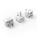 BESTEK Grounded Universal Plug Adapter USA to Australia, China Travel Plug Adapter Plug Kit for Australia, China (Type I) - 3 Packs