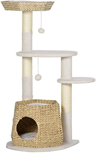 PawHut Árbol Rascador para Gatos Median...