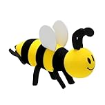 KAIAIWLUO Car Antenna Topper - Lovely Honey Bee Aerial Ball Yellow Bee Ornaments for Car Decoration