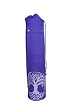 Photo Gallery deuser borsa per yoga, viola, xxl, 72 x Ø 15,5 cm, pratica chiusura lampo, tracolla regolabile, cotone antistrappo, lavabile a 30 tappetini da yoga, borsa da yoga, taglia unica Photo Gallery deuser borsa per yoga, viola, xxl, 72 x Ø 15,5 cm, pratica chiusura lampo, tracolla regolabile, cotone antistrappo, lavabile a 30 tappetini da yoga, borsa da yoga, taglia unica