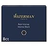 Waterman Large Standard Ink Cartridges Permanent Black