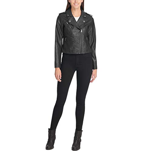 Image of Levi's Women's Classic Faux Leather Moto Jacket Coat
