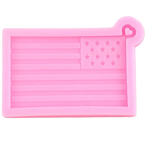 Miyahouse Fallen Soldier Gun Resin Keychain Molds Dog Tag American Flag Silicone Mold Love Heart Resin Casting Mold With 20Pcs Key Rings For Diy Keychain Jewelry Making Crafts Art Set Of 25 #TOP7
