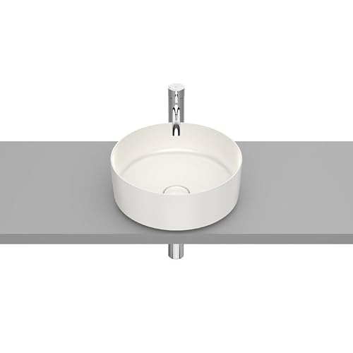 Roca - Vasque - Vasque à poser en fineceramic "Inspira" Round - 370x370x140mm - beige