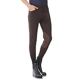 Riding Breeches Men Knee Silicone Grip Horse Riding Pants Equestrian Horseback Zipper Pockets Trousers (US, Numeric, 29, Regular, Regular, Coffee)