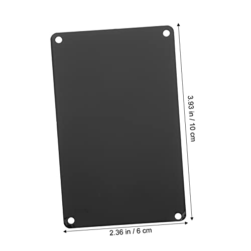 Plaque signalétique vierge bureau et mur pour numérotation et nom de porte - 3