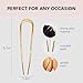 Kitsch Metal French Hair Pin for Women - Elegant Hair Accessories, Ideal for Buns & French Twist, Designed for a Secure, Comfortable Fit | Ideal Gifts for Women - 2 Pcs Gold