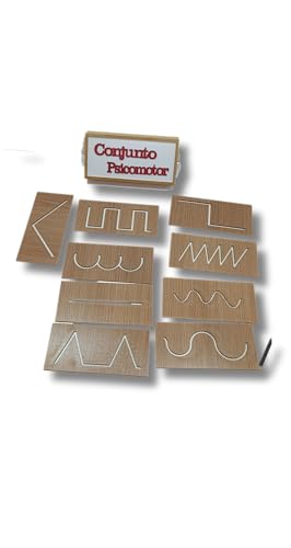 Conjunto Psicomotor, Réguas de Coordenação Motora em MDF