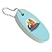 GRAPHICS & MORE Merman Male Mermaid Basking On Rock Floating Keychain Oval Foam Fishing Boat Buoy Key Float