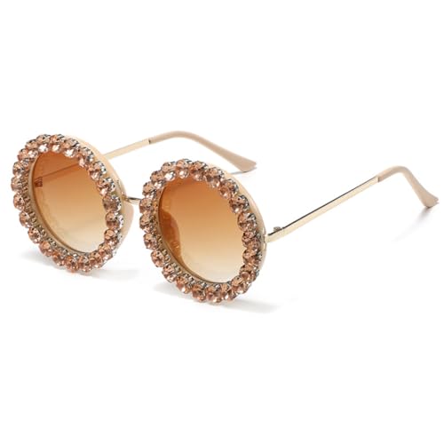 Lunettes de soleil rondes diamant pour révéler votre éclat unique