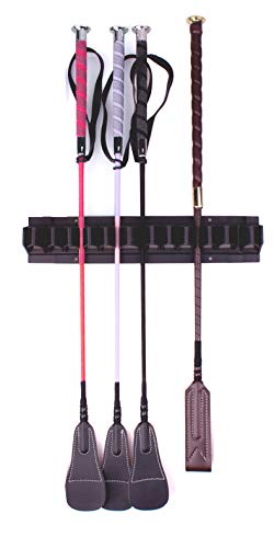 NEFTF Horse Whip Crop Holder Rack Wall Mounted Bracket Hanger