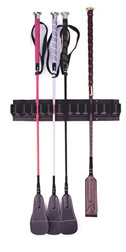 NEFTF Horse Whip Crop Holder Rack Wall Mounted Bracket Hanger for Fishing Pole Storage