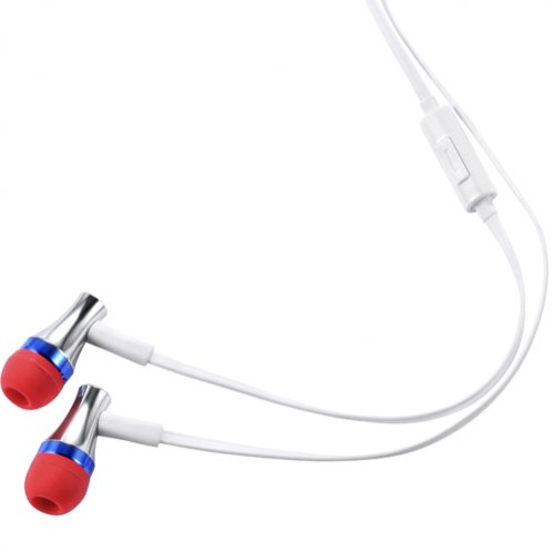 Bass Flat Wired White Metal Earbuds Handsfree Headset Earphones W Mic For Samsung Galaxy Tab 7 P1000, Samsung Galaxy Tab 7.7, Samsung Ativ Tab, Galaxy Tab 8.9, Samsung Galaxy Tab 10.1, Galaxy Tab 4 7.0 / 8.0 / 10.1, Tab Pro 10.1 Sm-T520 #TOP5