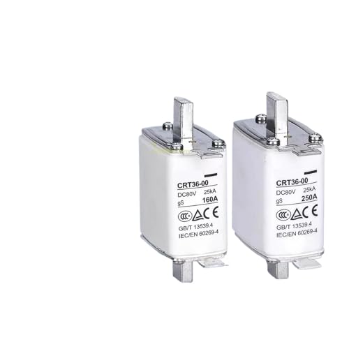 Fusible CC à contact couteau CRT36-00 protection surintensité DC80V 100A 200A