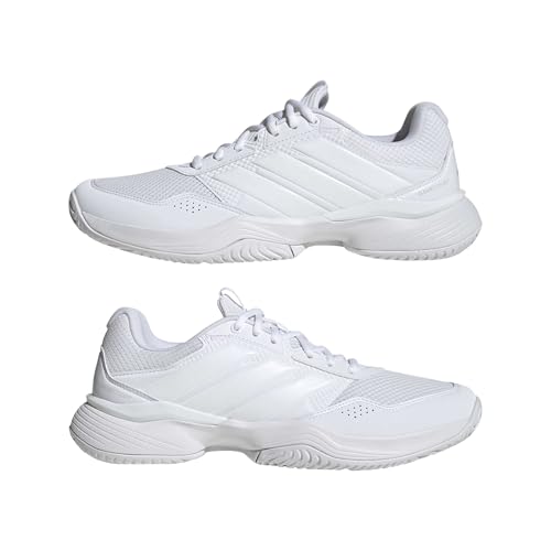 adidas Men's Gamecourt 3 All Court Tennis, White/White/Grey, 15 by adidas - Used condition - Image 7