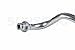 Sunsong 3401356 Power Steering Pressure Line Hose Assembly