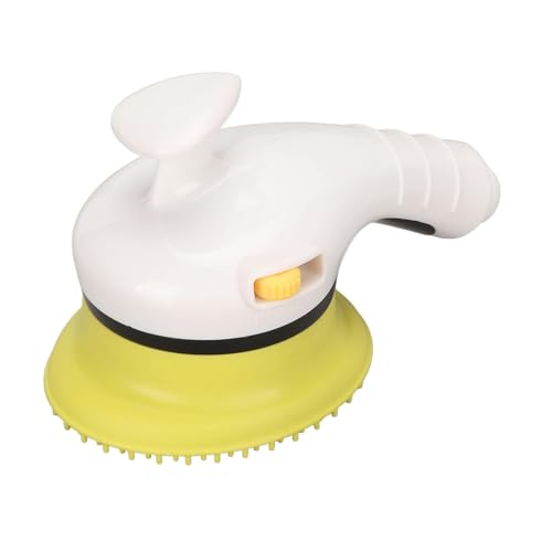 Haustier-Duschbrause, Handbrause Mit Ein-/Aus-Schalter, Hundewaschduschaufsatz, Hundebadebrause Zum Baden Und Massieren(Gelb)