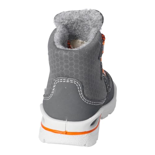RICOSTA Child Emil Boots,Width: Normal (WMS),Removable Insole,Sympatex,Washable, Grey Grey 480, 24 EU Ancho3