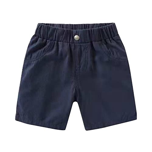 Moonker Baggy Barmuda Shorts for Baby Boys Solid Color Active Light Athletic Shorts Toddler Boys Soft Jean