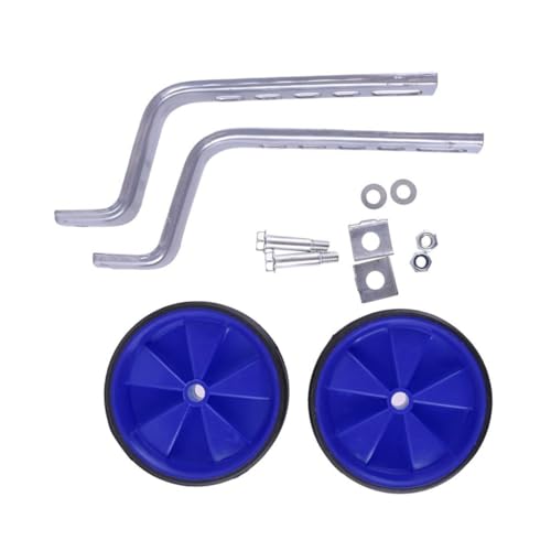 GANAZONO Blue Kit de Ruedas de Entrenamiento para Bicicletas con Ajustes Resistentes y Fácil de Montar, Soportes para Carga Pesada para Principiantes miniatura 1