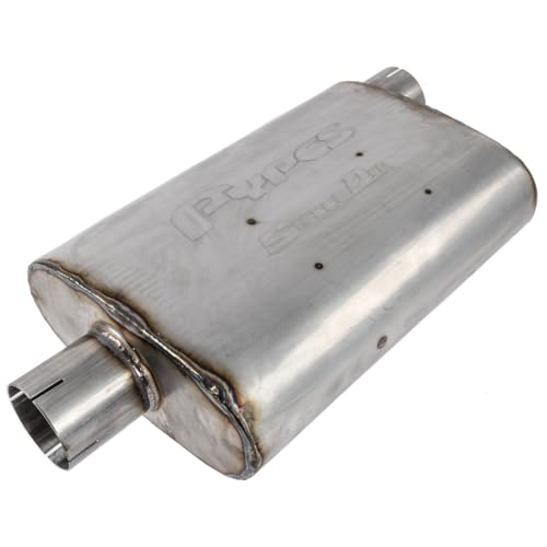 Pypes Performance Exhaust MVS13: Street Pro Series Muffler 14 in 2.5 in Offset/Center