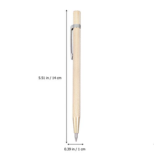 EXCEART Liga de Carboneto de Gravura Tungstênio 6Pcs Riscadores Alumínio Canetas Com Clipe para O Vi