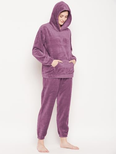 Image of CAMEY Women's Wool Camouflage Top And Pyjama Set