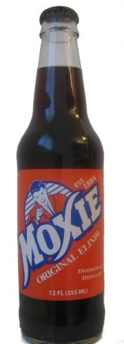 Orca BeverageMoxie Original Elixir Made with Cane Sugar, 12 Ounce (12 Bottles)