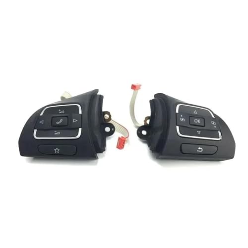 Touches de remplacement volant multifonction commande audio Golf Jetta Tiguan Caddy 5C0959538B gauche